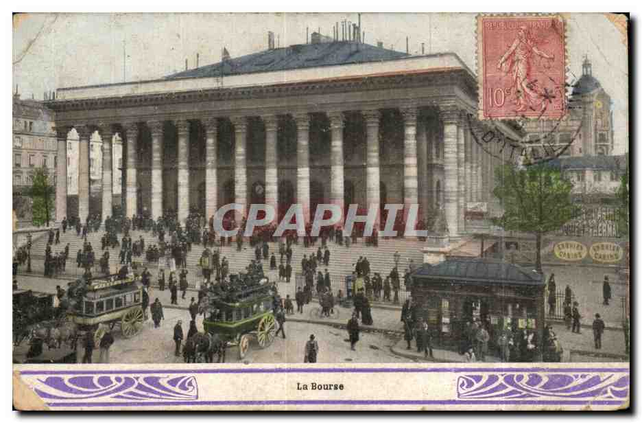 Paris CPA La Bourse