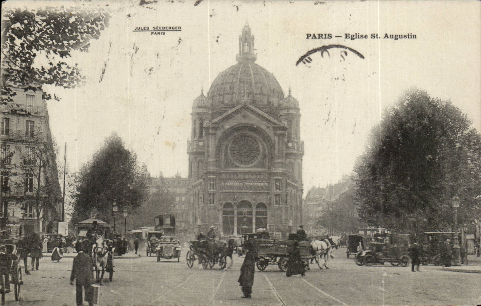 Paris CPA Eglise St Augustin