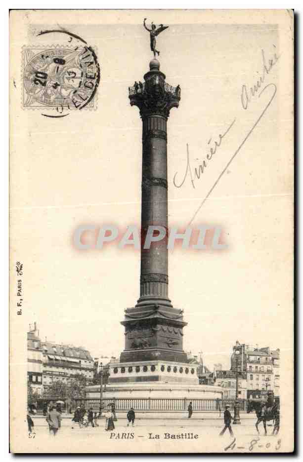 Paris CPA La Bastille