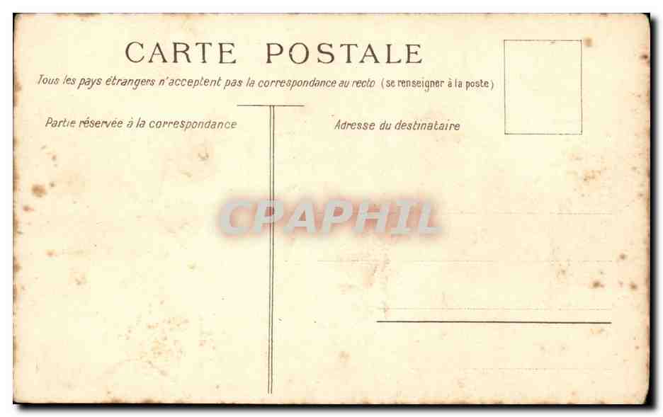 CPA Fantaisie Fleurs — Verso