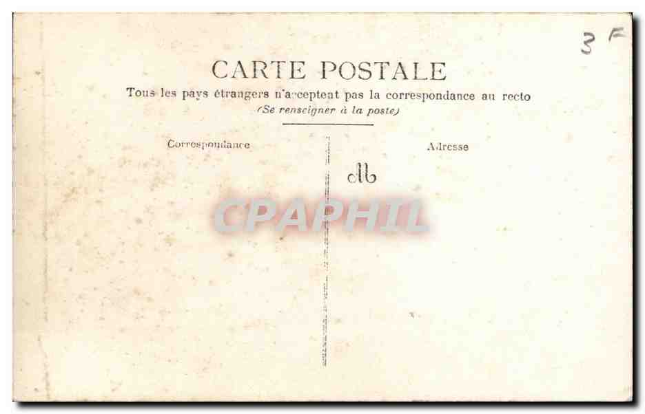 CPA Fantaisie Homme buvant du vin  — Verso
