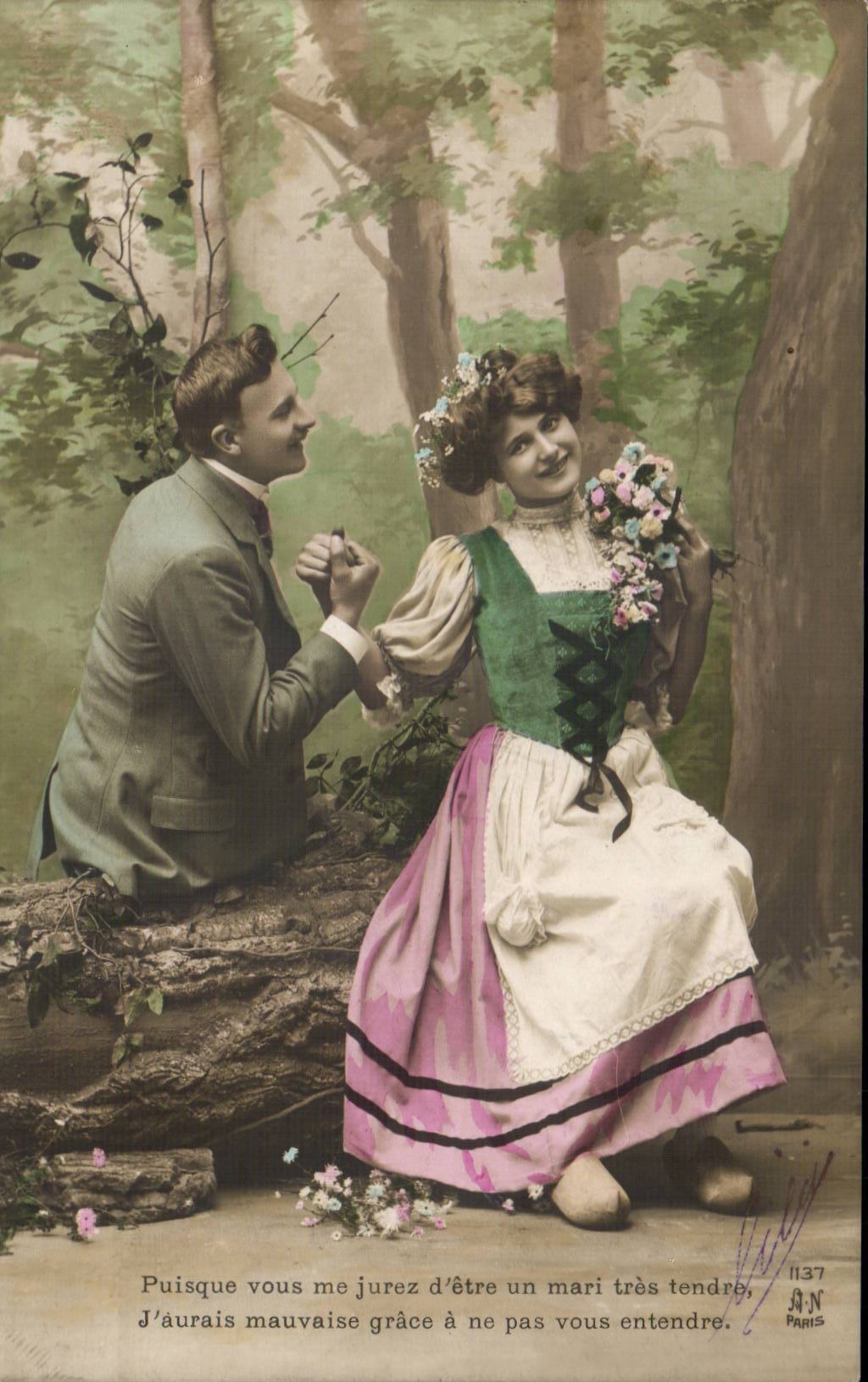 Proposition de mariage dans un bois — A-N Paris, n° 1137