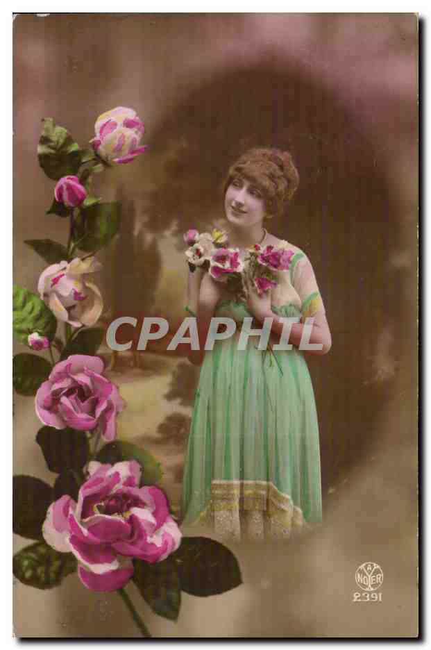 CPA Fantaisie Femme 