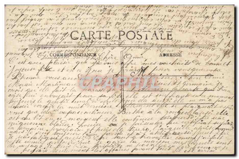CPA Fantaisie Enfants — Rückseite