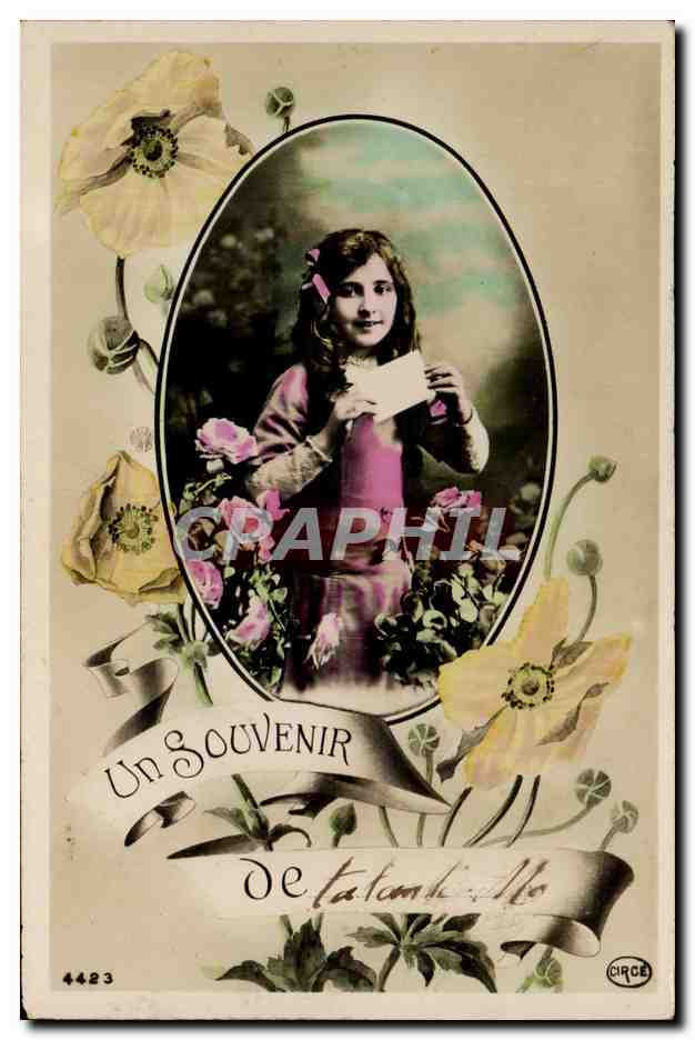 CPA Fantaisie Enfant Un souvenir