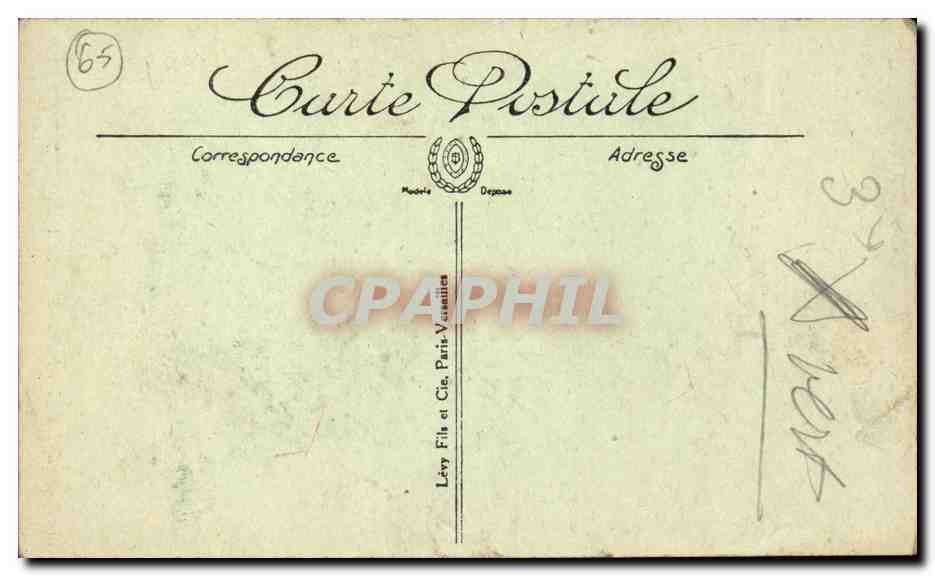 Bagnères-de-Bigorre — La Vierge du Bédat — éditeur Lévy Fils et Cie, n° 11 — Verso