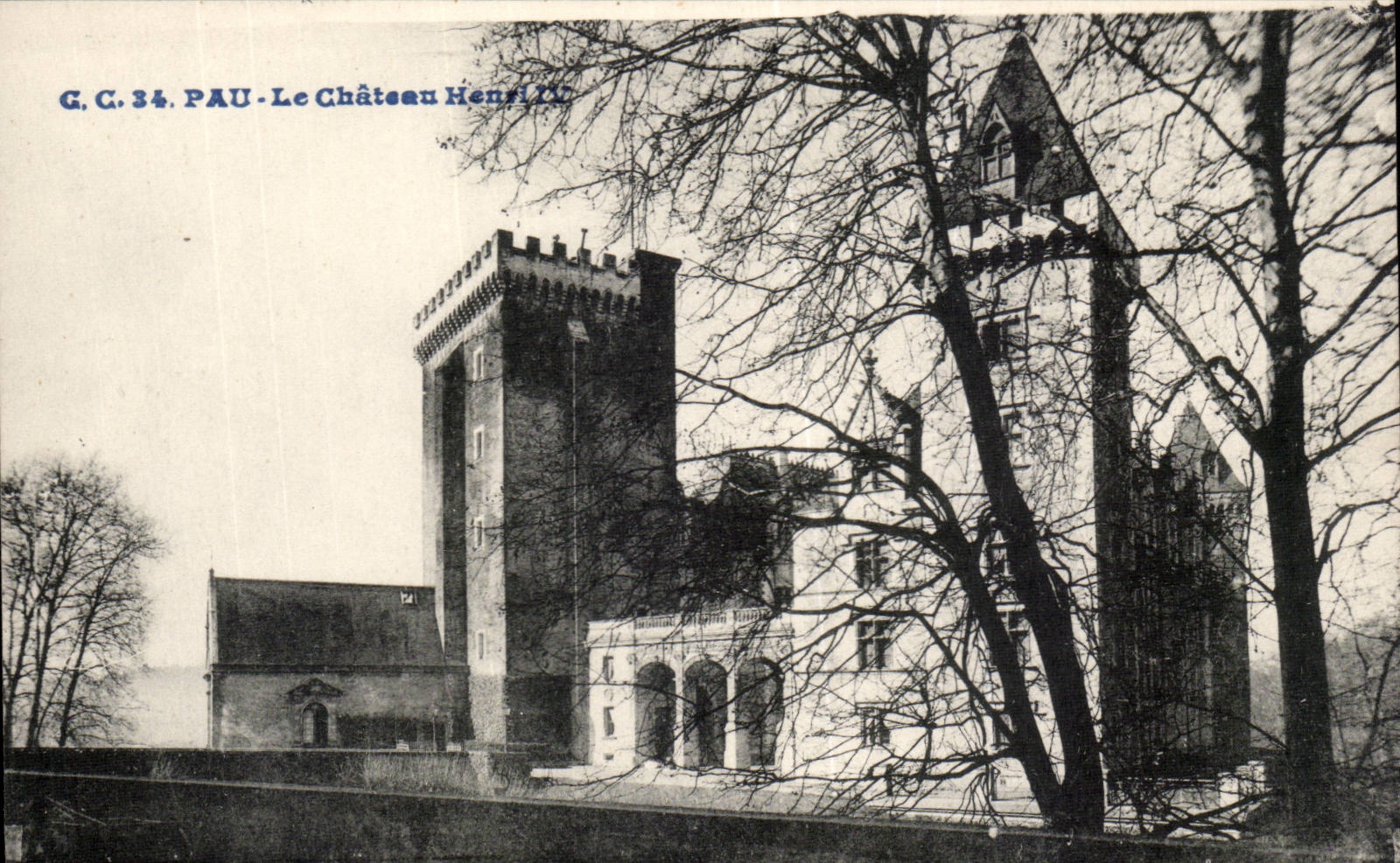 Pau - Le Château Henri IV — G.C. 34, éditeur Carrache, Pau
