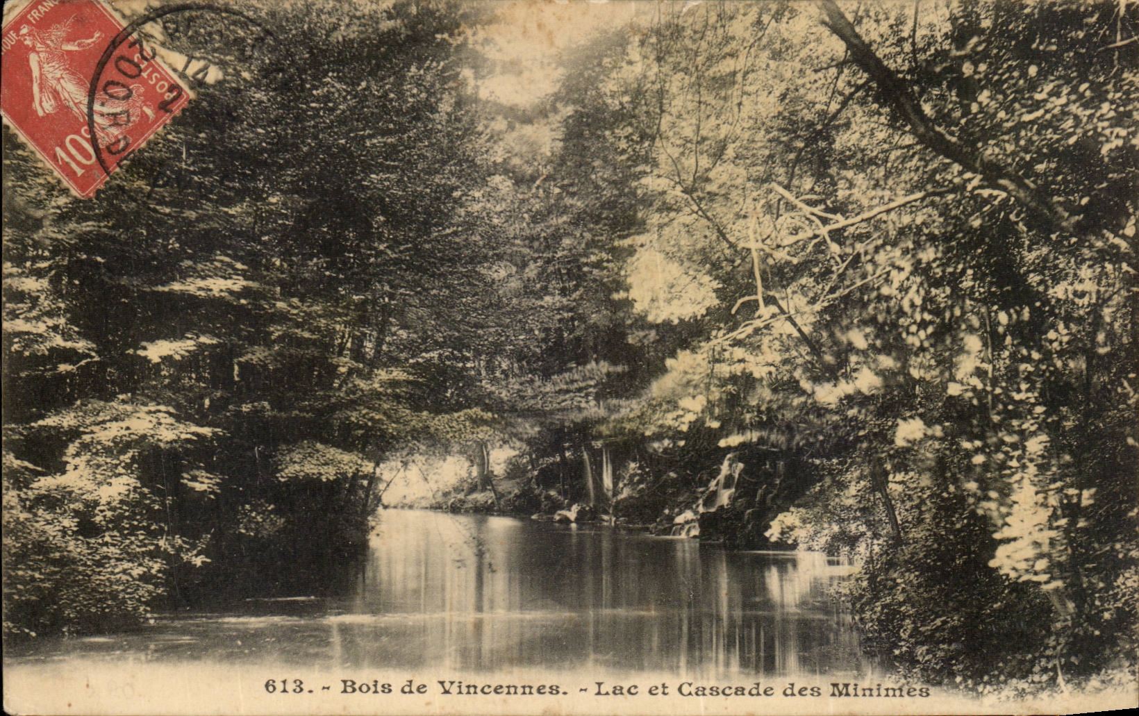 CPA Bois de Vincennes Lac et cascade des minimes