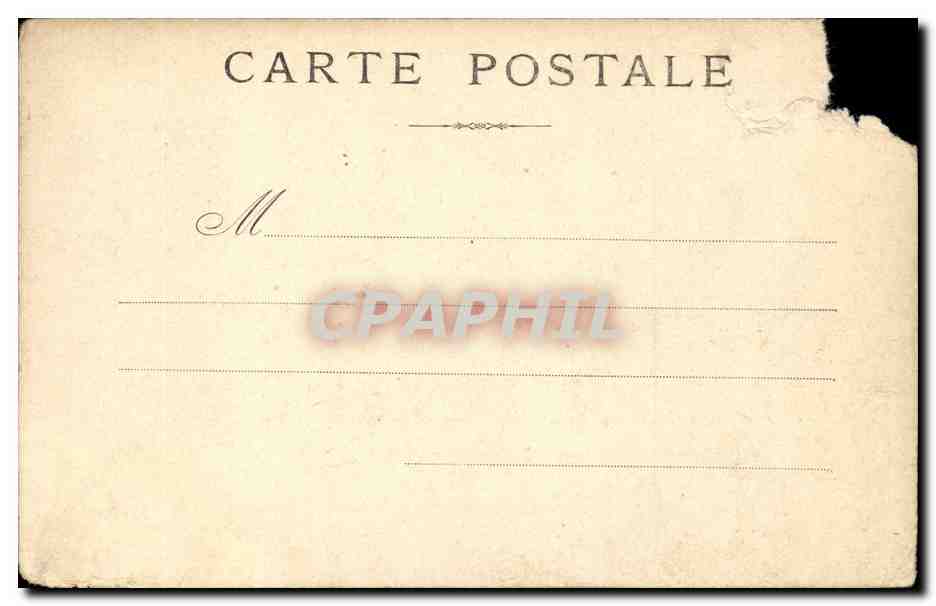 CPA Paris Place de la Concorde — Rückseite