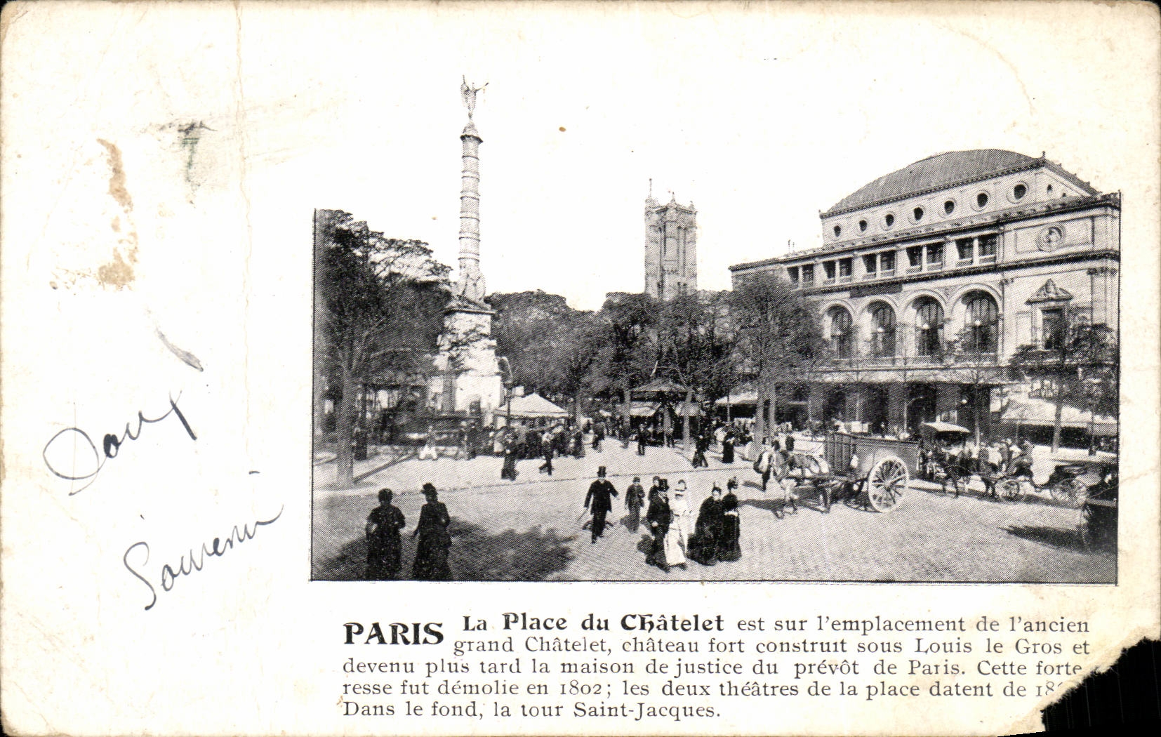 CPA Paris Place du Chatelet