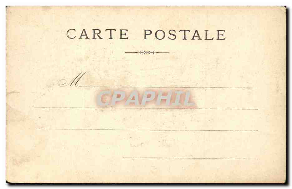 CPA Paris Eglise Sainte Eustache — Verso
