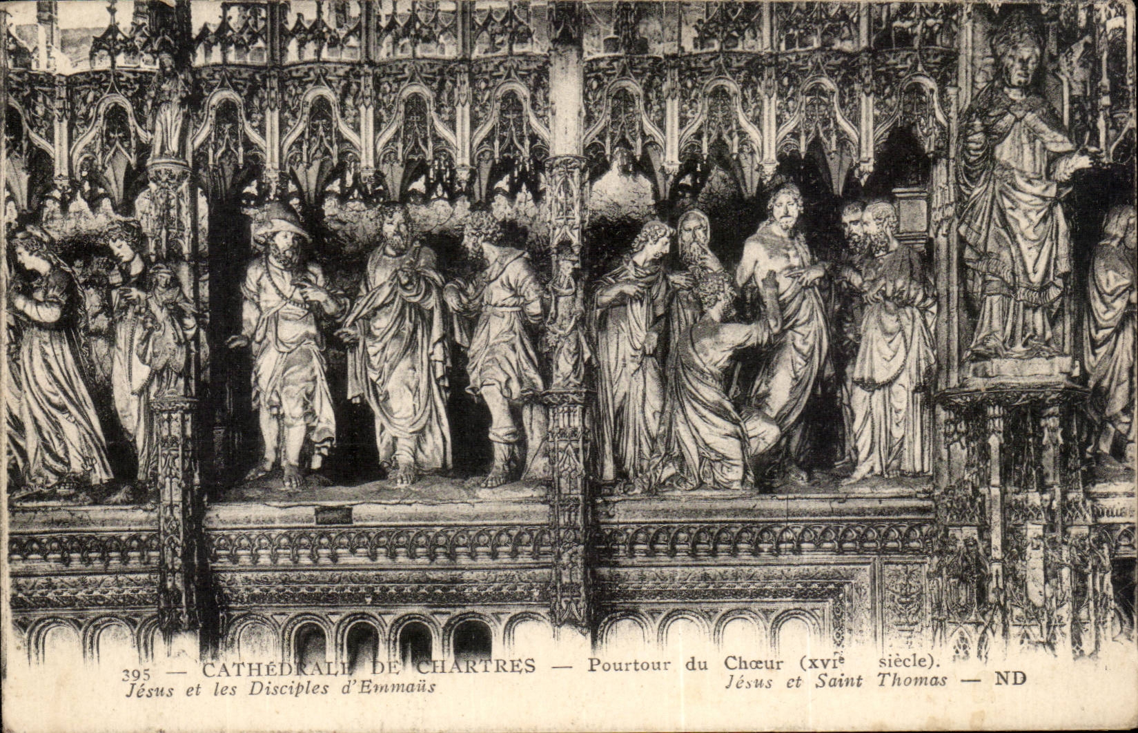 CPA CAthedrale de Chartres Porutour du choeur
