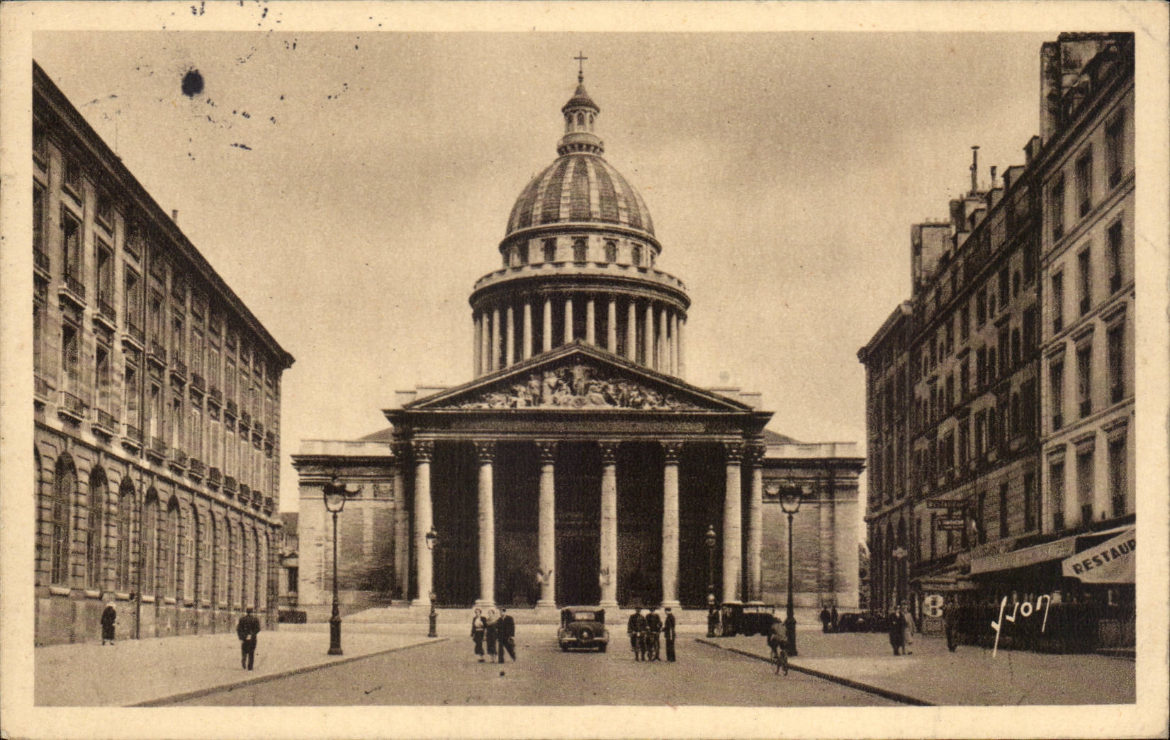 Paris CPA En flanant au Pantheon