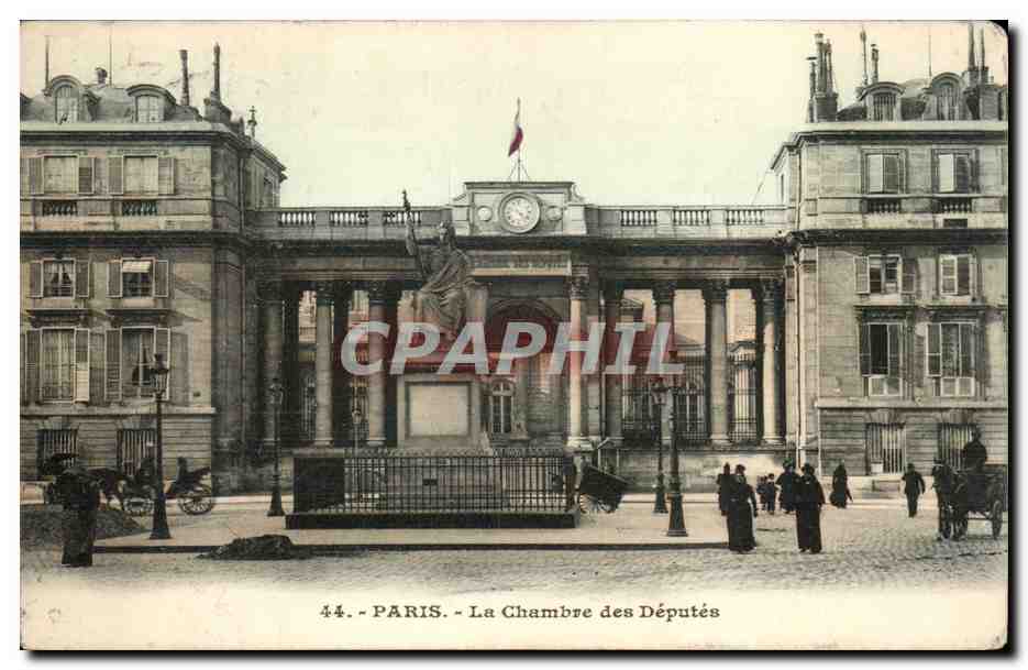 Paris CPA La chambre des deputes