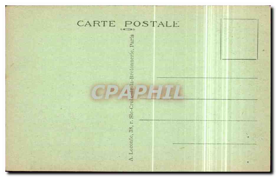 Paris CPA Le Senat — Rückseite