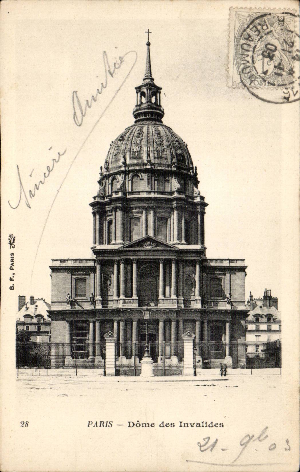 Paris CPA Dome des invalides