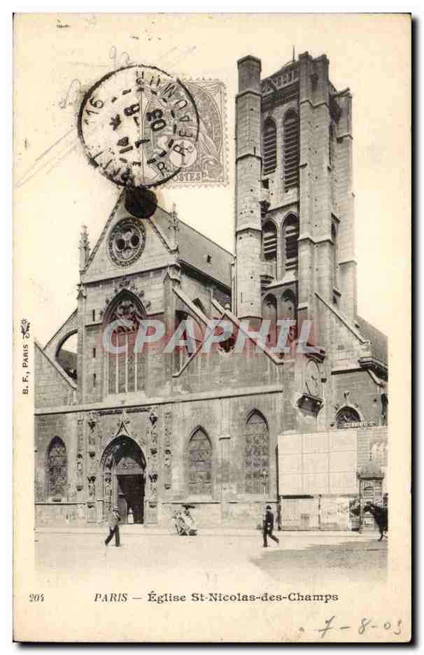 Paris CPA Eglise St Nicolas des Champs