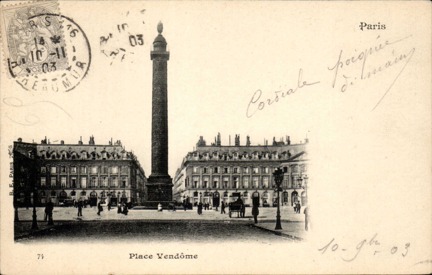 Paris CPA Place VEndome