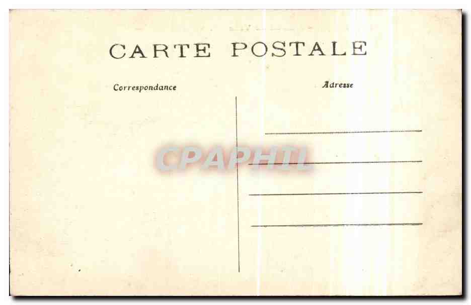 Paris CPA Hotel de ville — Rückseite
