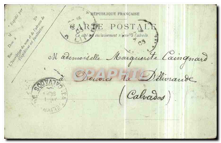 Paris CPA Notre Dame Sacristie — Rückseite