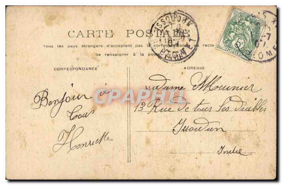CPA Fantaisie Enfant — Verso