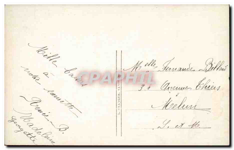 CPA Fantaisie Fleurs Heureux anniversaire — Rückseite