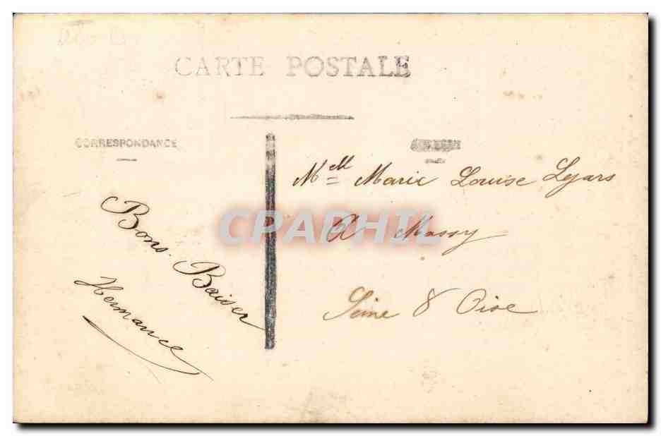 CPA Fantaisie Femme Amitie Sincere — Verso