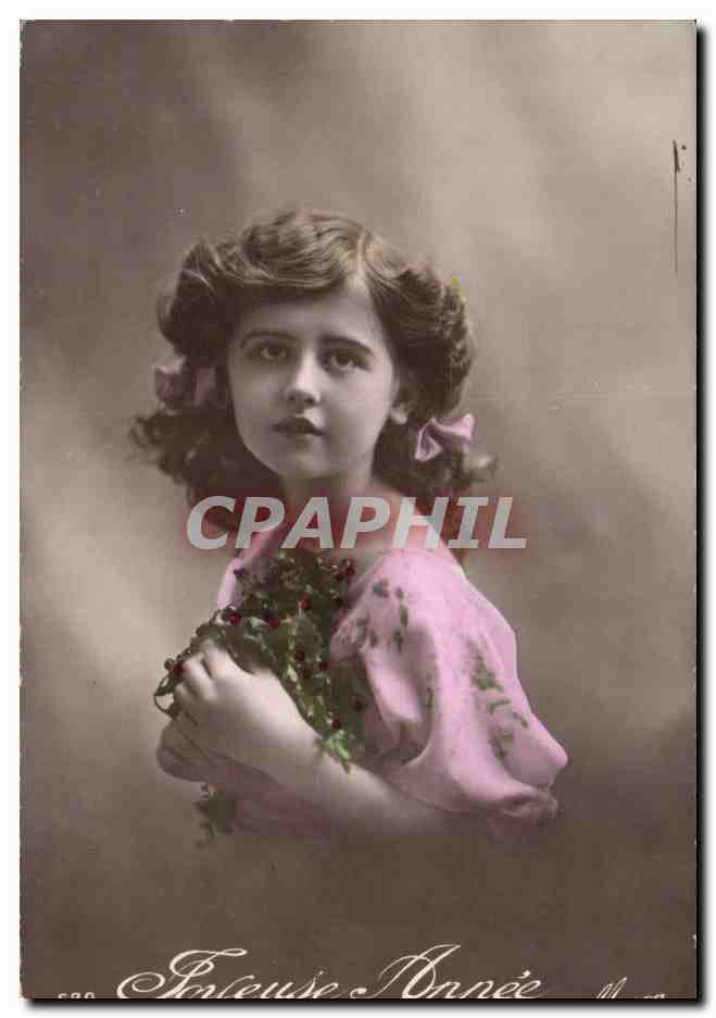 CPA Fantaisie Enfant Joyeuse annee