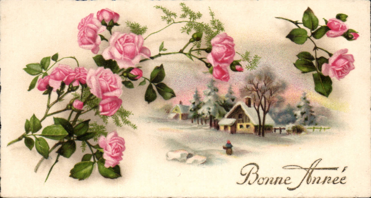 CPA Fantaisie Bonne annee