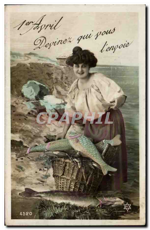 CPA Fantaisie Femme