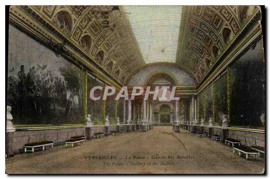 CPA Versailles Le palais Galerie des batailles
