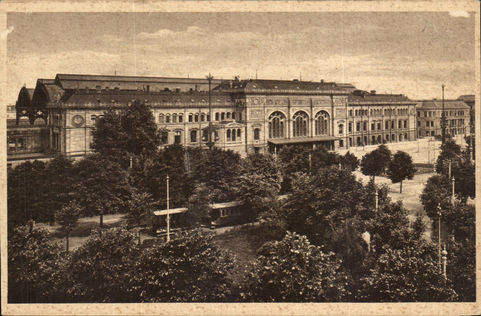 CPA Strasbourg la gare