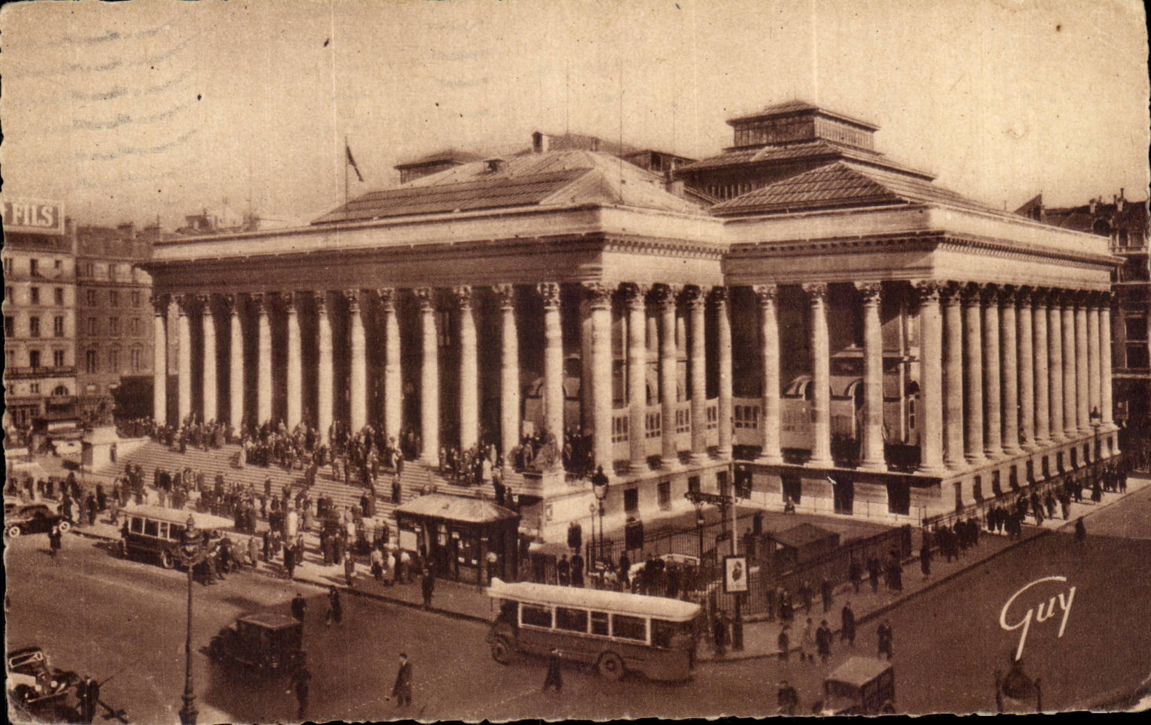 CPA Paris Bourse des valeurs mobilieres 1806 1826 