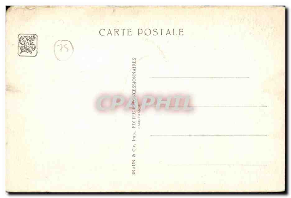 CPA Algerie minaret Exposition coloniale internationale Paris 1931 — Rückseite