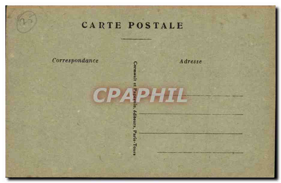 CPA Paris La Rue Soufflot et le Pantheon — Rückseite