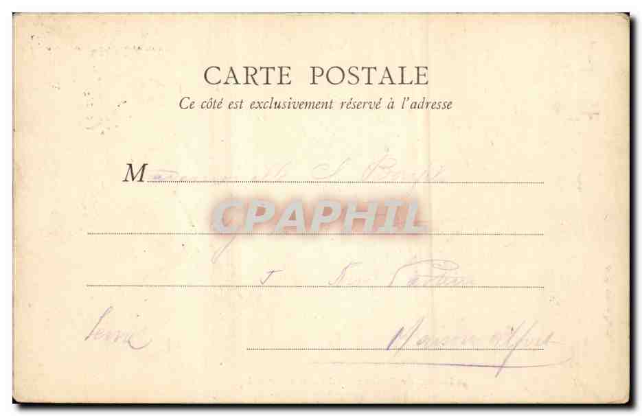 Paris CPA Hotel de ville Salle du conseil — Rückseite