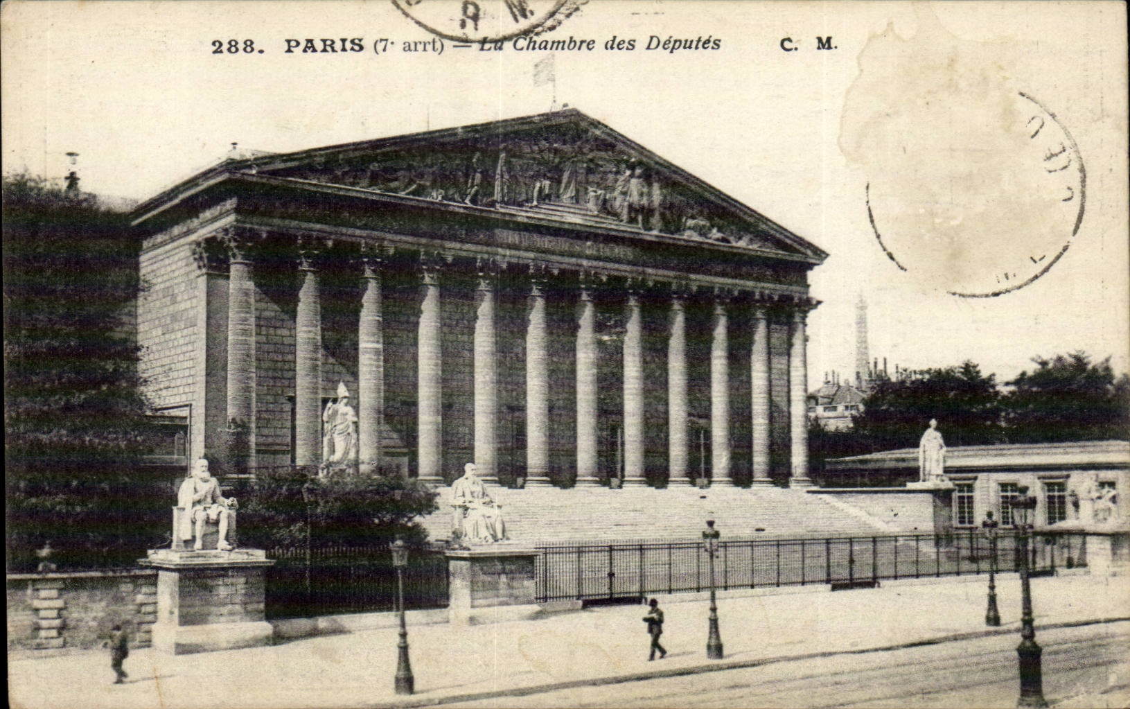 Paris CPA La chambre des deputes