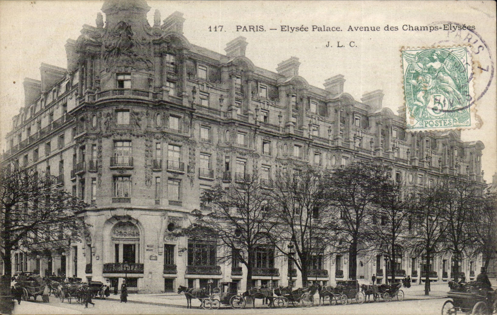 Paris CPA Elysee Palace Avenue des Champs Elysees