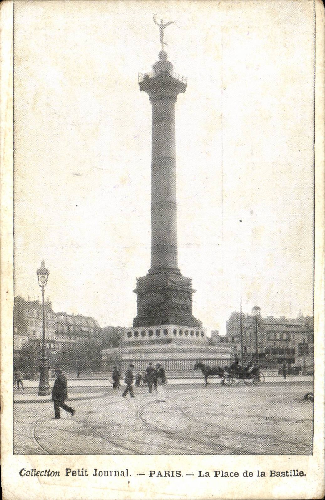 Paris CPA Place de la Bastille