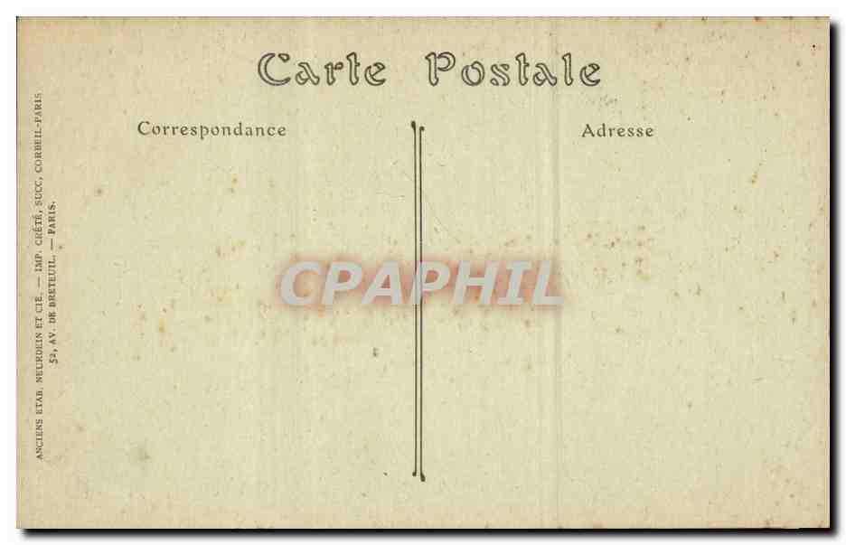 Paris CPA Place de la Madeleine — Rückseite