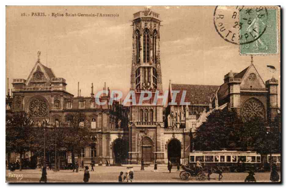 Paris CPA Eglise Saint Germain de l'auxerrois