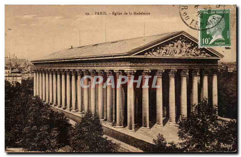 Paris CPA Eglise de la Madeleine