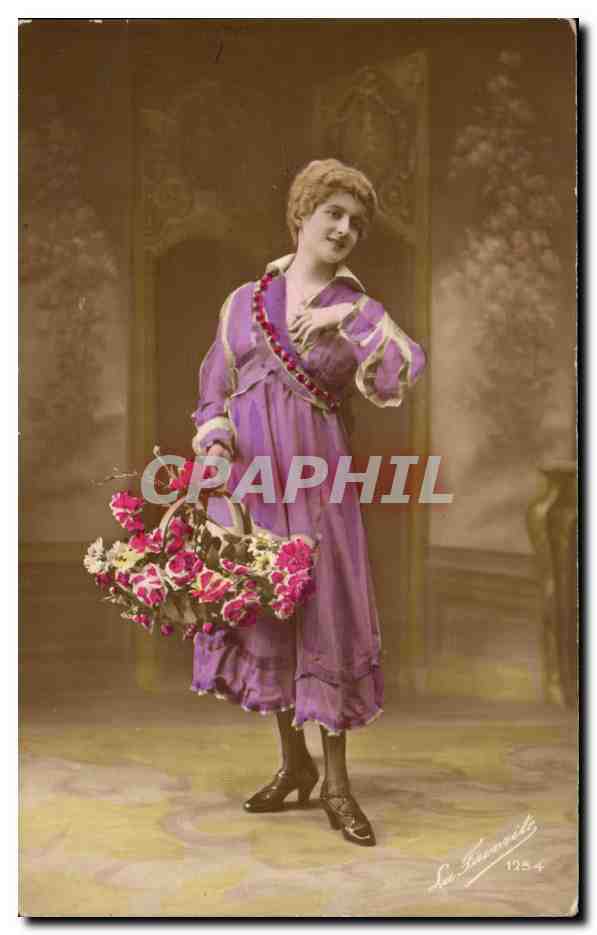 CPA Fantaisie Femme