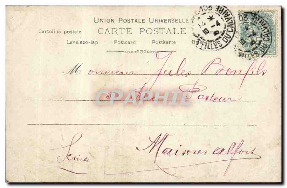 CPA Fantaisie Enfant bebe — Rückseite