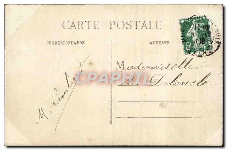 CPA Fantaisie Enfant Heureuse annee — Rückseite