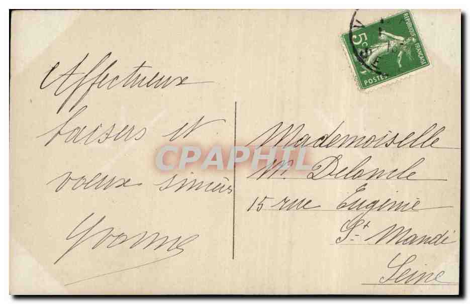 CPA Fantaisie Enfant  — Verso