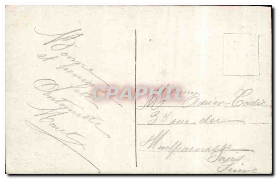 Jeune femme tenant un pigeon — REX 4053 — Verso
