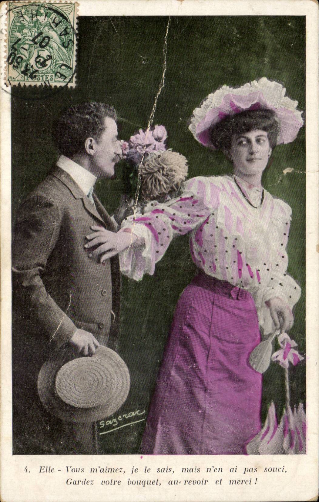 CPA Fantaisie Femme