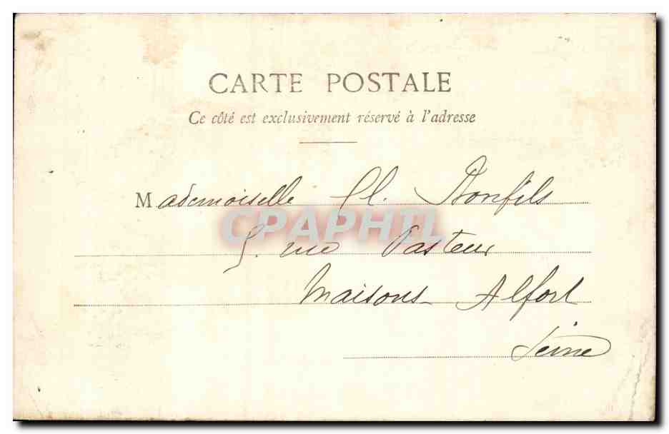 CPA Fantaisie Enfant Bon pour 366 jours de bonheur 1904  — Rückseite