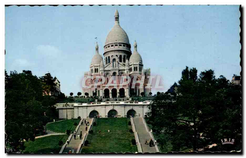 Paris CPM Sacre Coeur montmartre